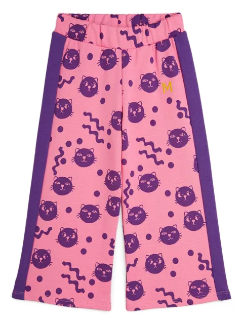 Mini Rodini cat-print trousers