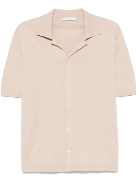 Cruciani camisa tejida de canalé