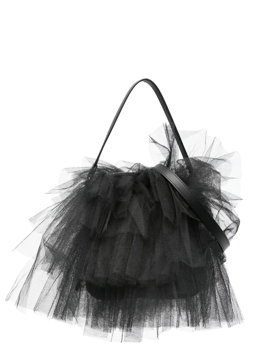 ruffled mini bag