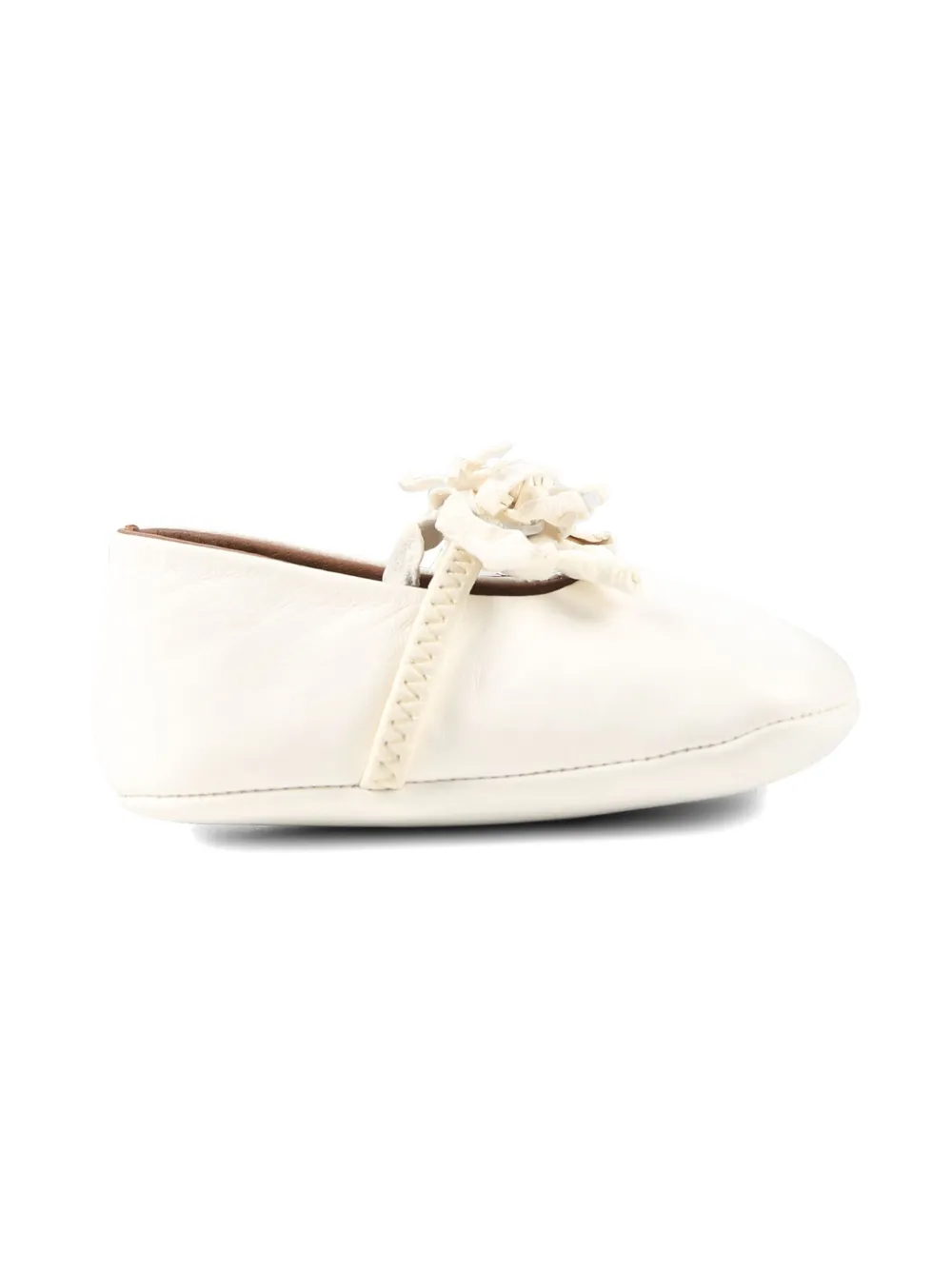 Pèpè leather ballerina shoes - Wit