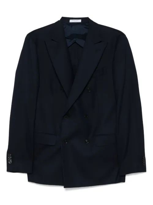 Boglioli blazer en laine - Bleu - Boglioli - Modalova