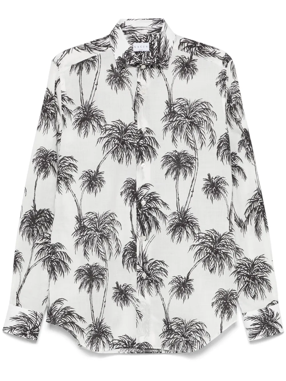 palm tree-print shirt