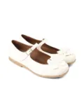 Pèpè leather ballerina shoes - White