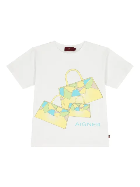 Aigner Kids تيشيرت بشعار الماركة