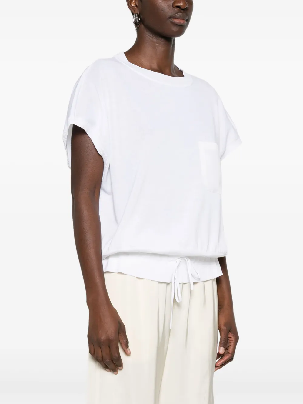 Fabiana Filippi T-shirt met vlakken Wit