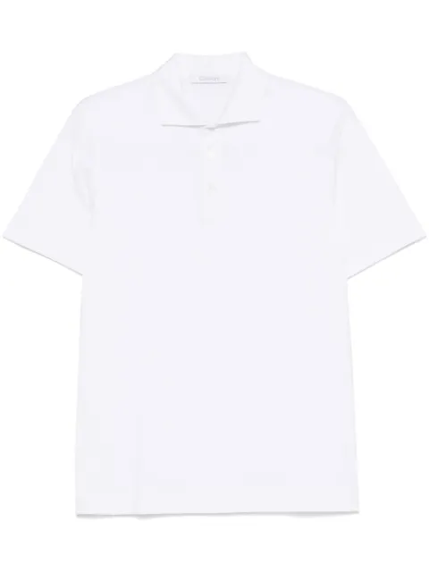 Cruciani cutaway-collar polo shirt