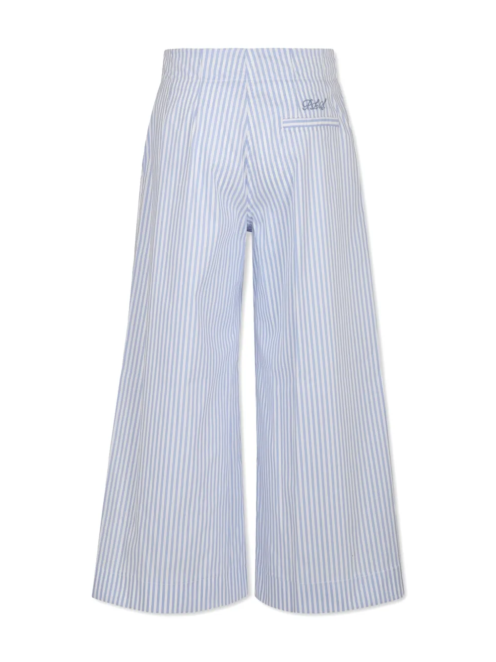 Philosophy Di Lorenzo Serafini Kids striped wide-leg trousers - Blauw