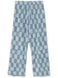 Bonsai checkerboard trousers - Blue