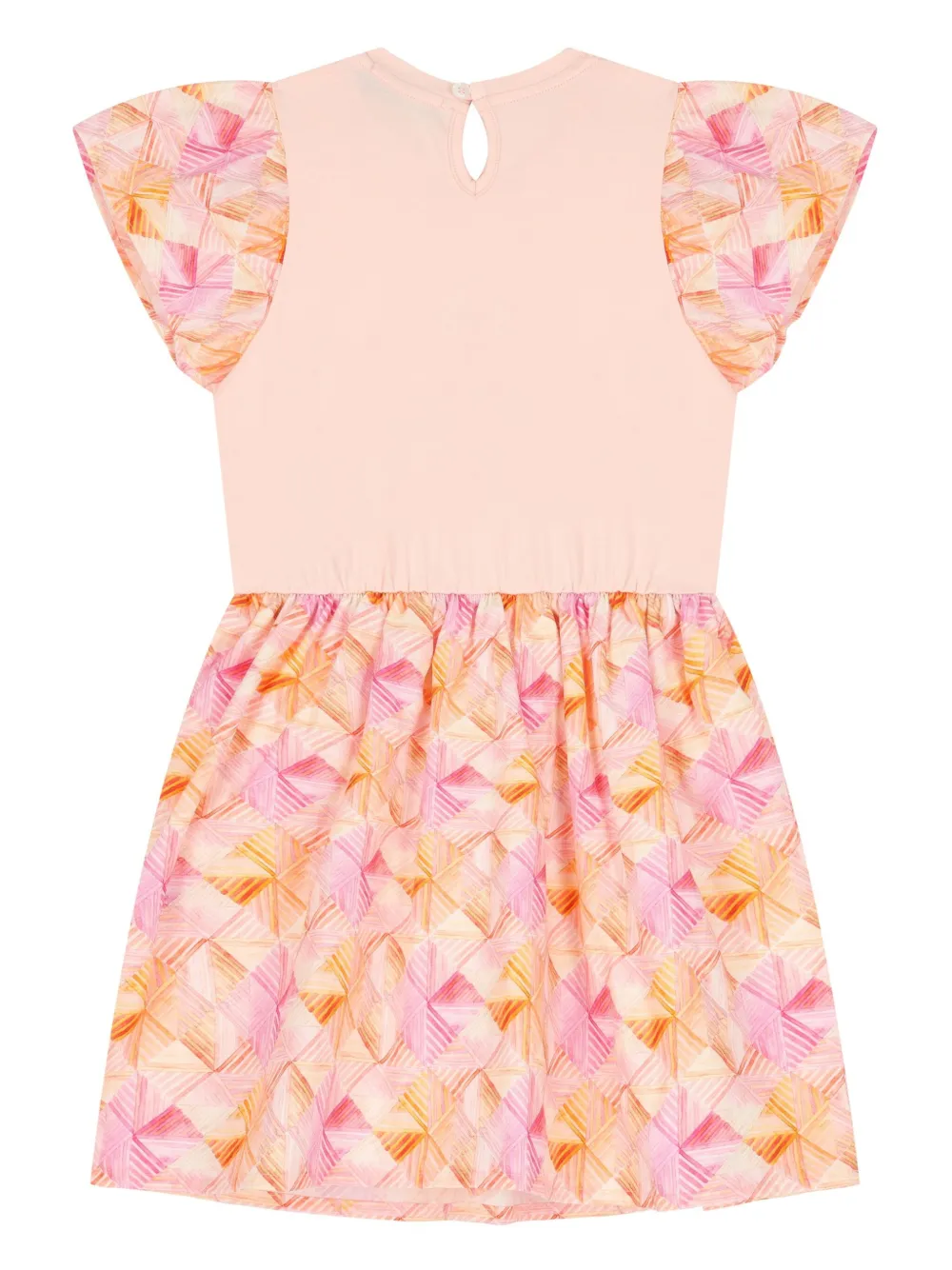 Aigner Kids Jurk met print Roze