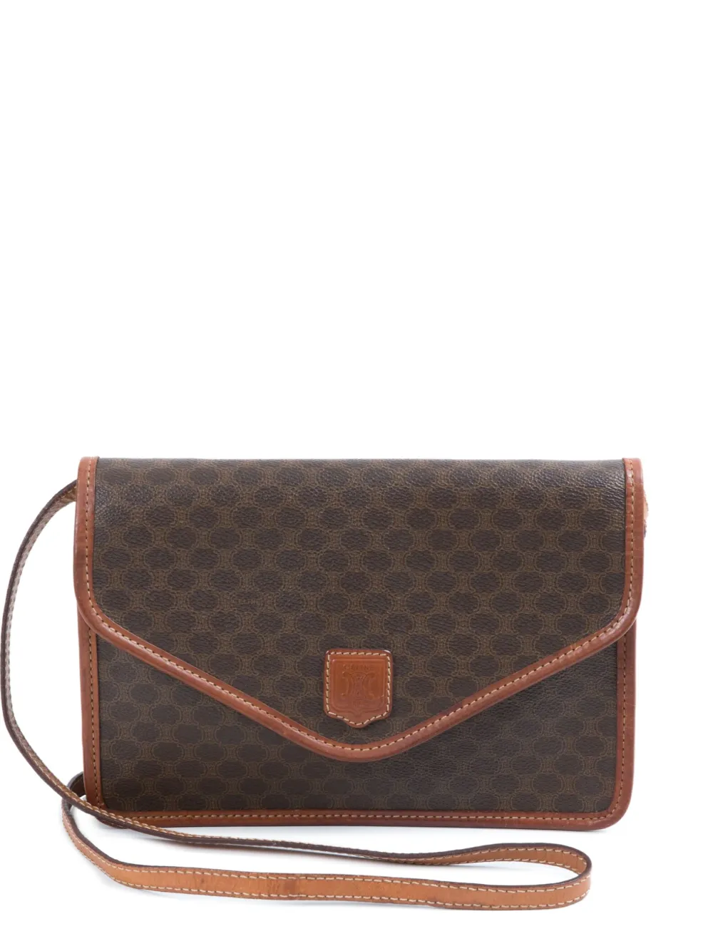 Celine Pre-Owned 1991 Macadam monogram shoulder bag | Brown | Image 1
