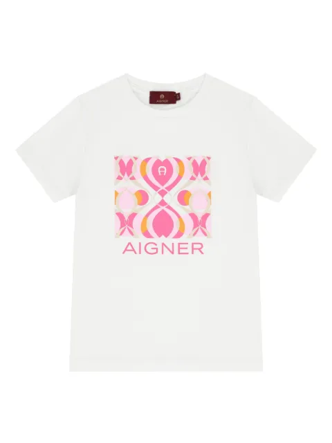 Aigner Kids تيشيرت بشعار الماركة