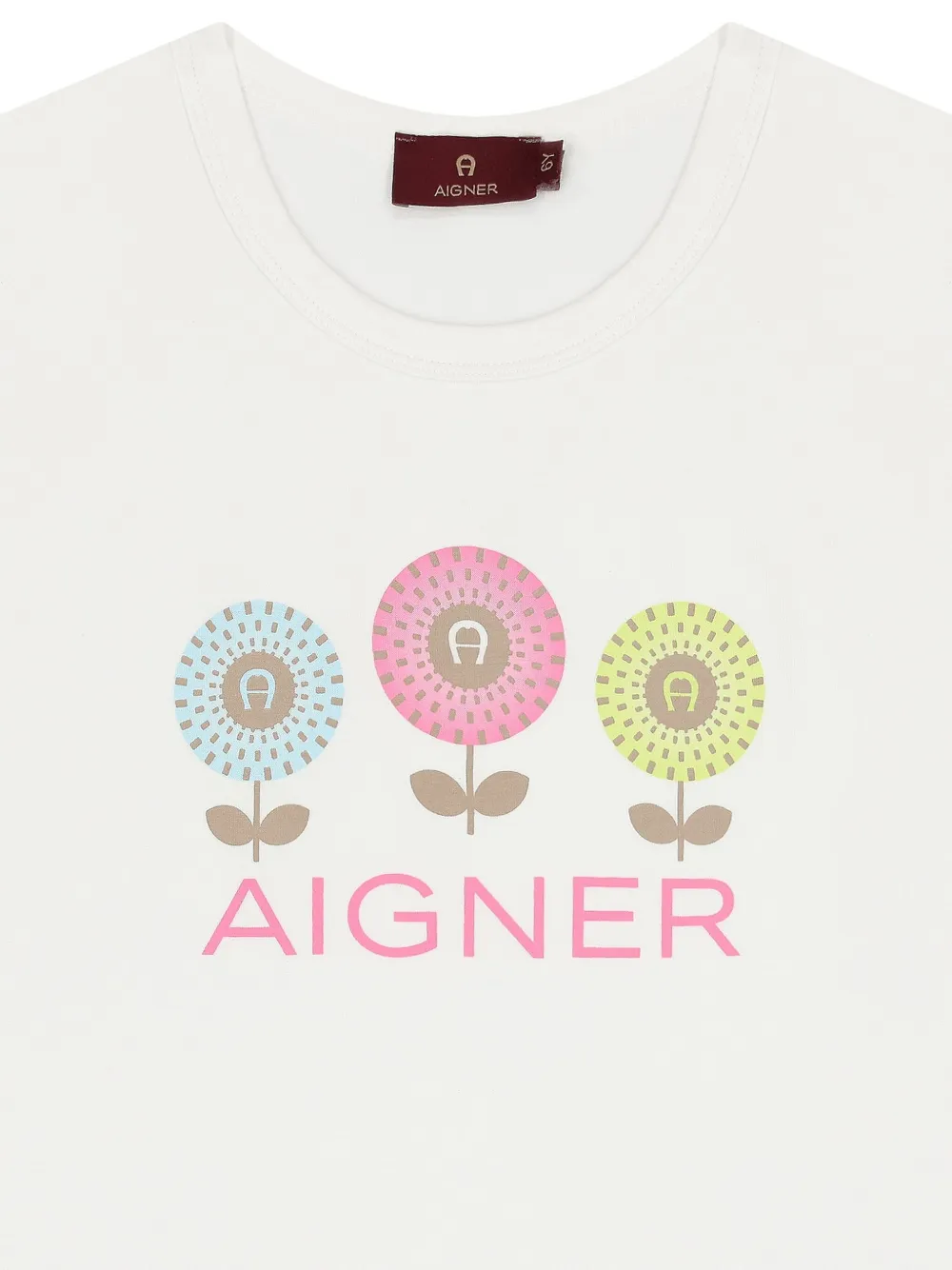 Aigner Kids T-shirt met logo Wit