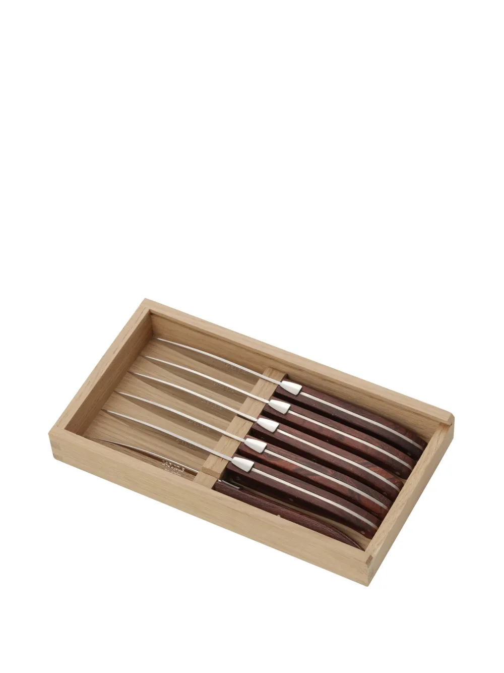 Jean Dubost Laguiole Stand Up knifes (set of six) | Brown | Image 1