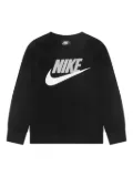 Nike Kids logo-print sweatshirt - Black