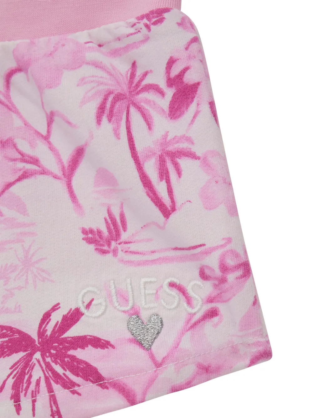 guess kids Shorts met bloemenprint Roze