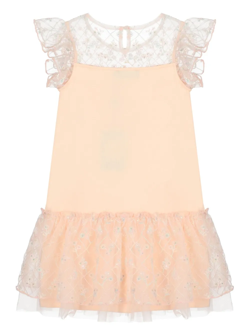 Shop Aigner Logo-print Cotton Dress In Pink