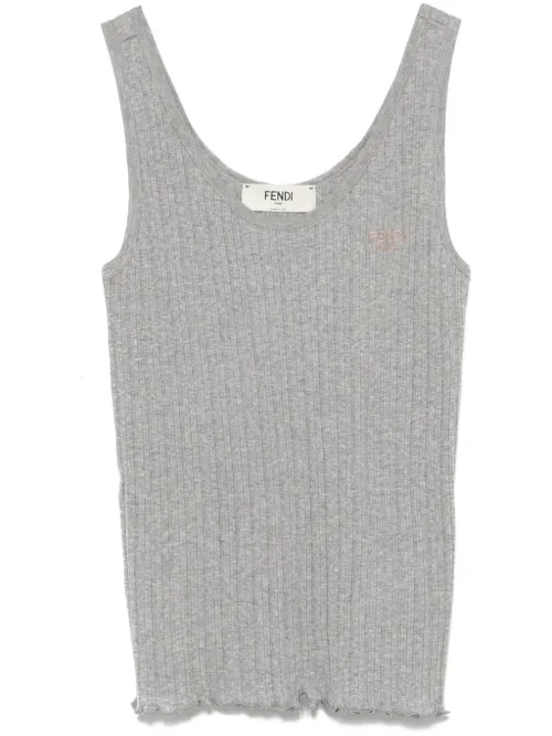 FENDI débardeur Fendi Roma - Gris - FENDI - Modalova