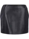 Elisabetta Franchi leather mini skirt - Black