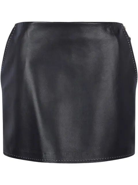 Elisabetta Franchi leather mini skirt 
