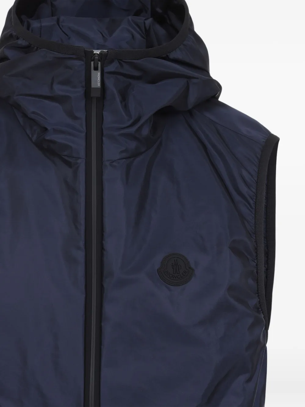 Shop Moncler Moretan Gilet In Blue