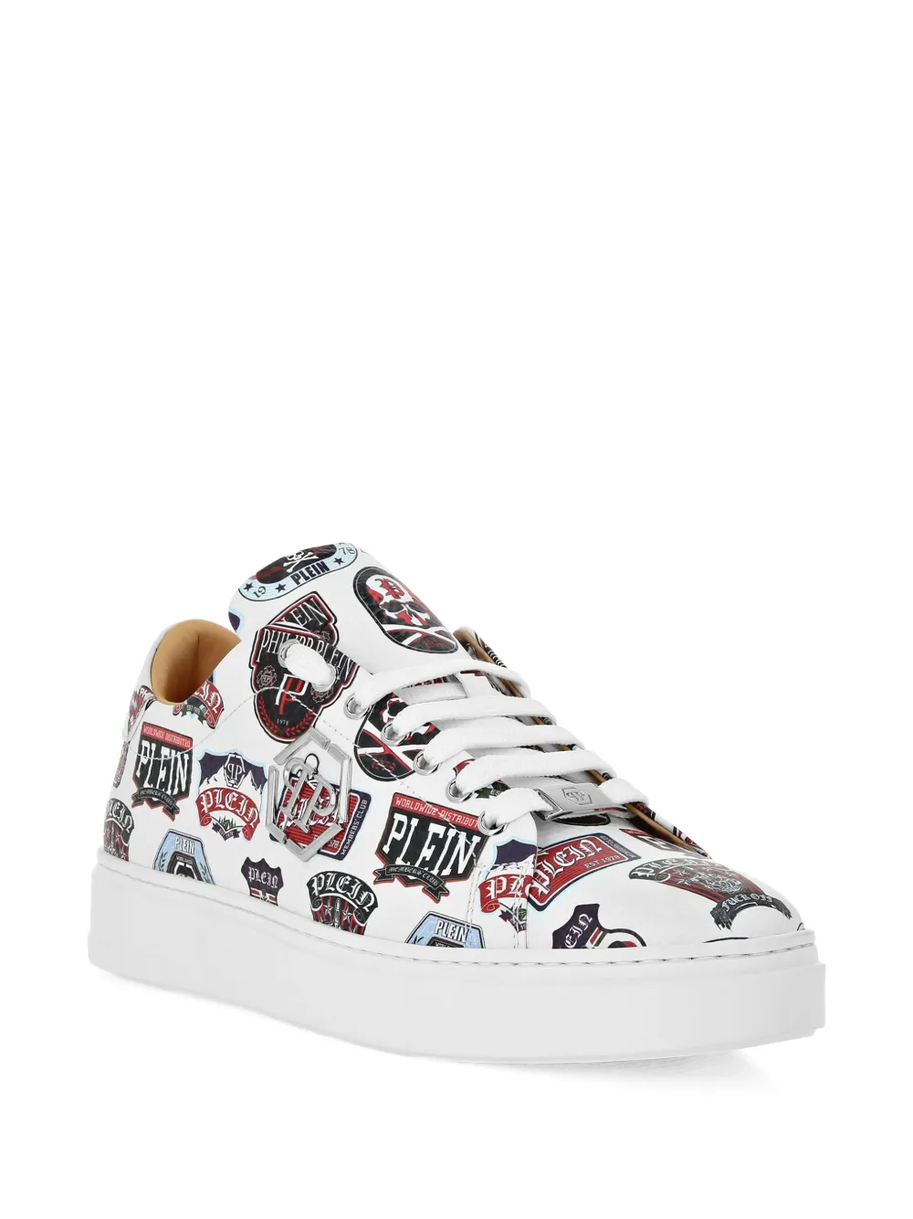 Philipp Plein Carson Patches low-top sneakers White