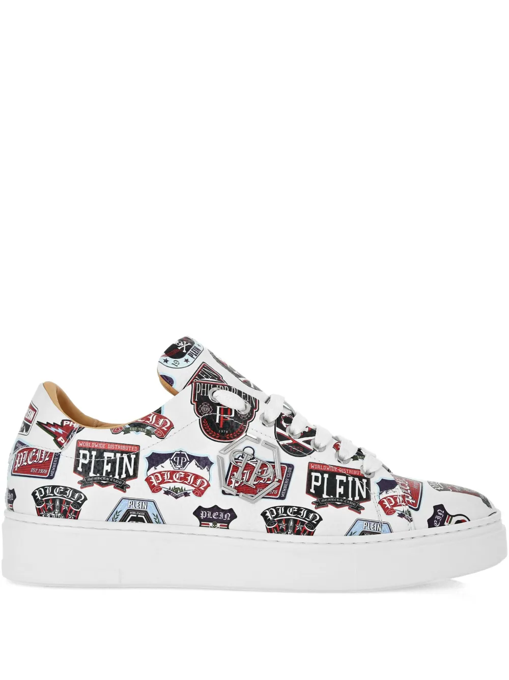 Philipp Plein Carson Patches low-top sneakers White