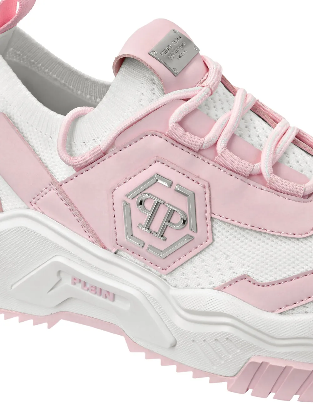 Philipp Plein Predator Sneakers In Pink