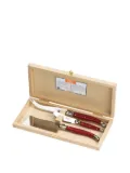 Jean Dubost Laguiole Premium cheese knifes (set of three) - Red