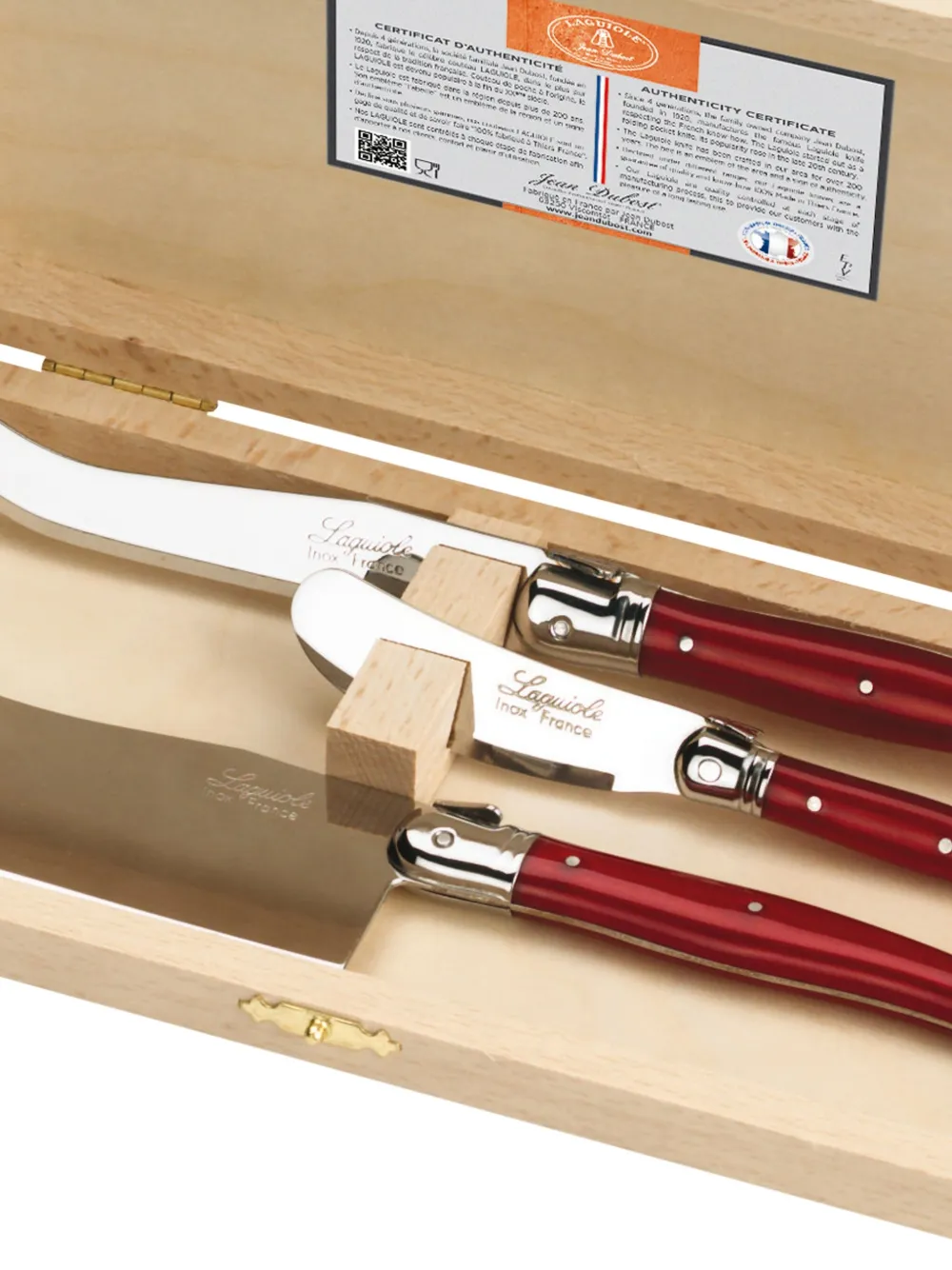 Jean Dubost Laguiole Premium cheese knifes (set of three) | Tableware | Image 2