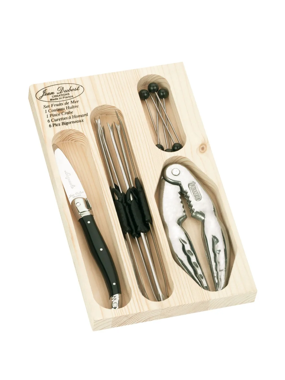Jean Dubost Laguiole Premium shellfish (set of 14) | Black | Image 1