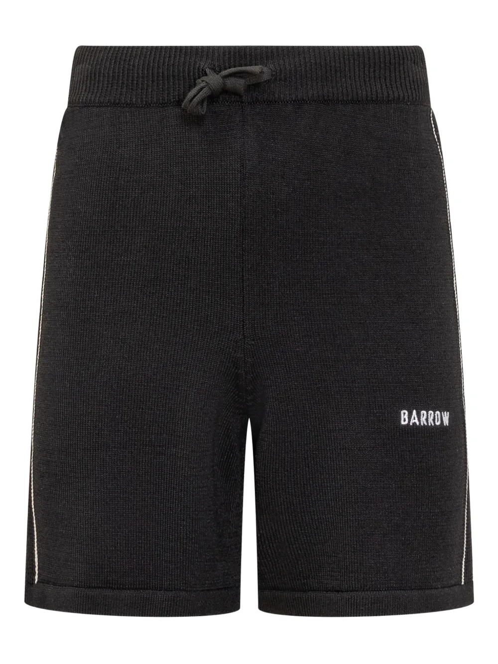 Barrow Elastic Waist Shorts In Black