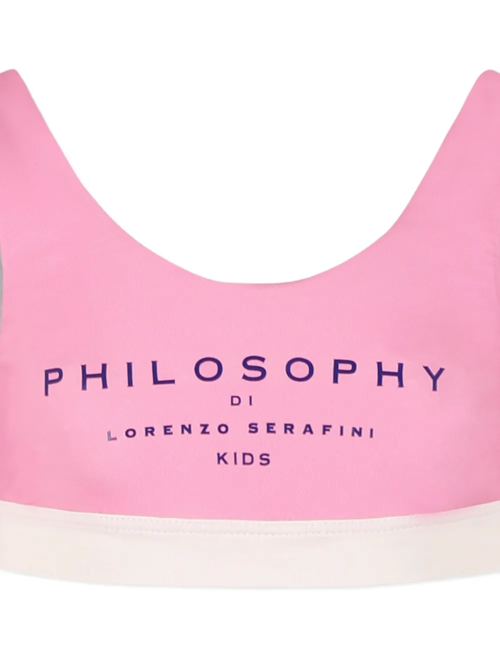 Philosophy Di Lorenzo Serafini Kids Bikini met logo Roze