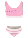 Philosophy Di Lorenzo Serafini Kids logo bikini - Pink