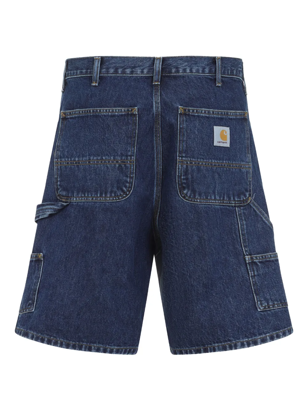 Carhartt WIP cotton denim shorts - Blauw