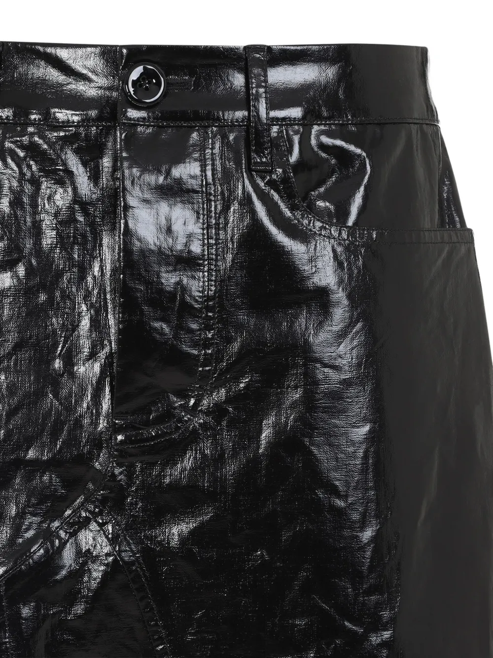Jil Sander Linnen rok Zwart