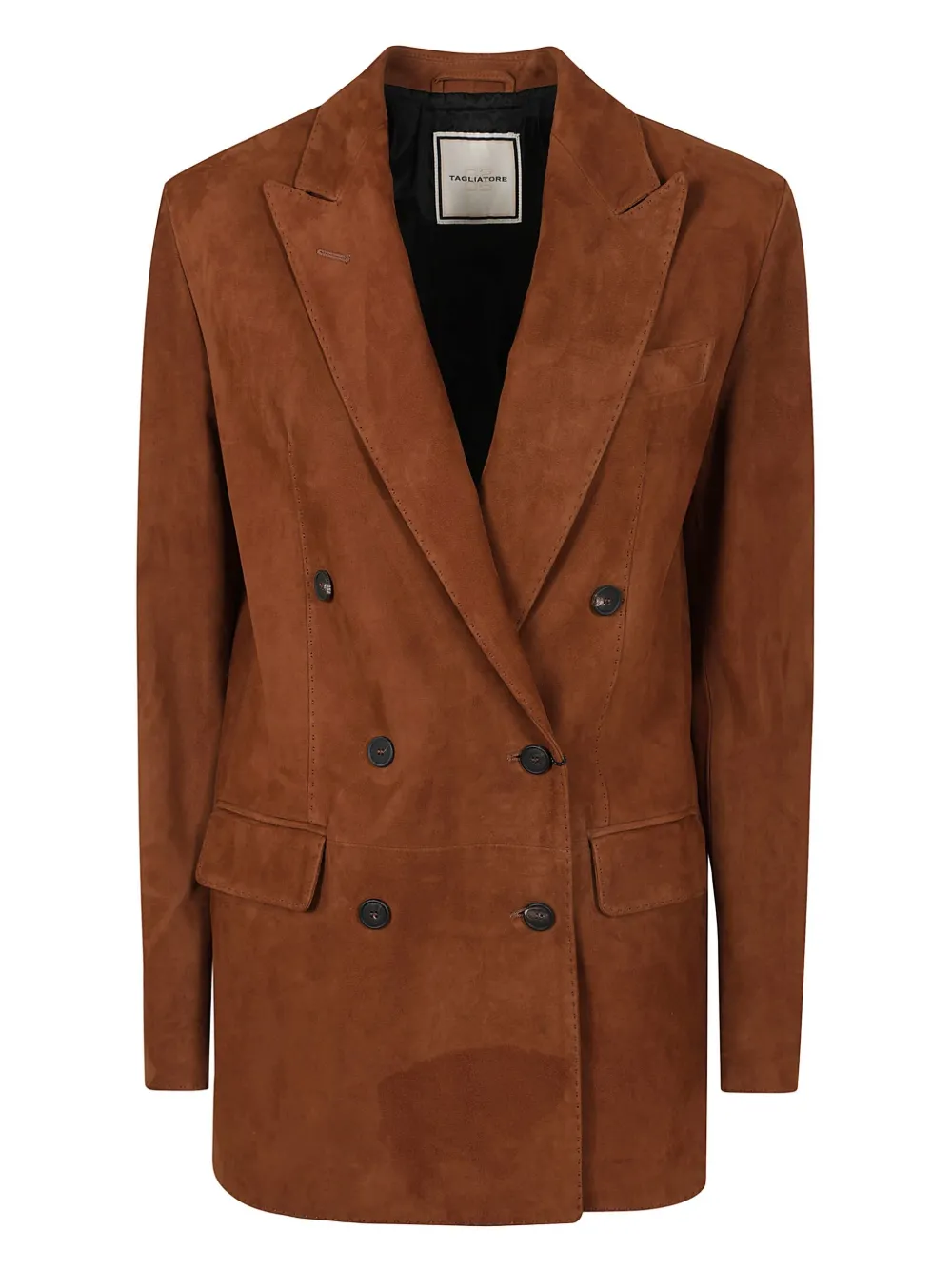 Tagliatore Suède blazer Bruin