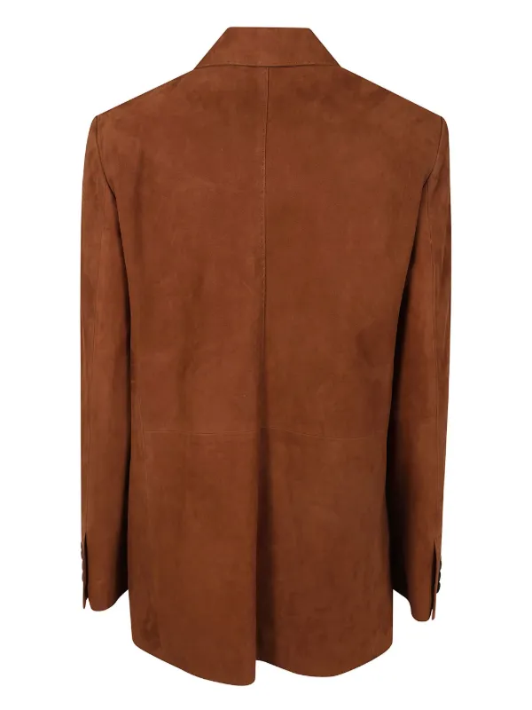 Tagliatore Sakko Aus Wildleder Braun FARFETCH CH