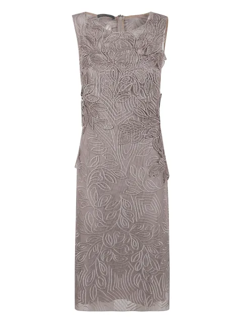 Alberta Ferretti embroidered midi dress
