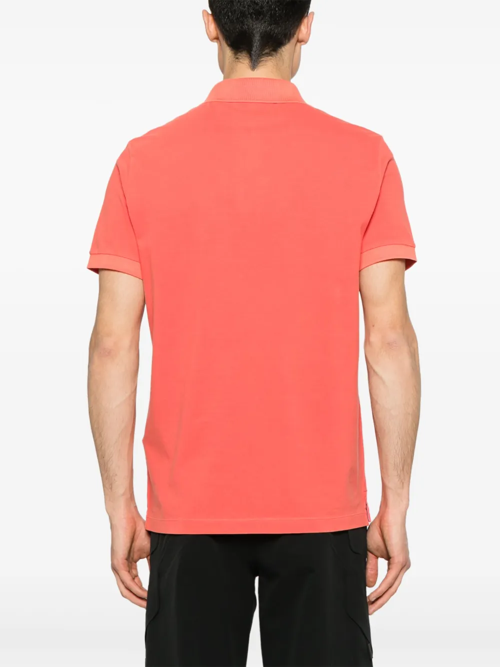 Stone Island Poloshirt met Compass-logopatch Rood