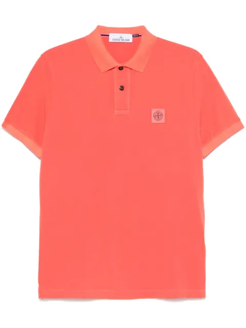 Stone Island Compass-patch polo shirt