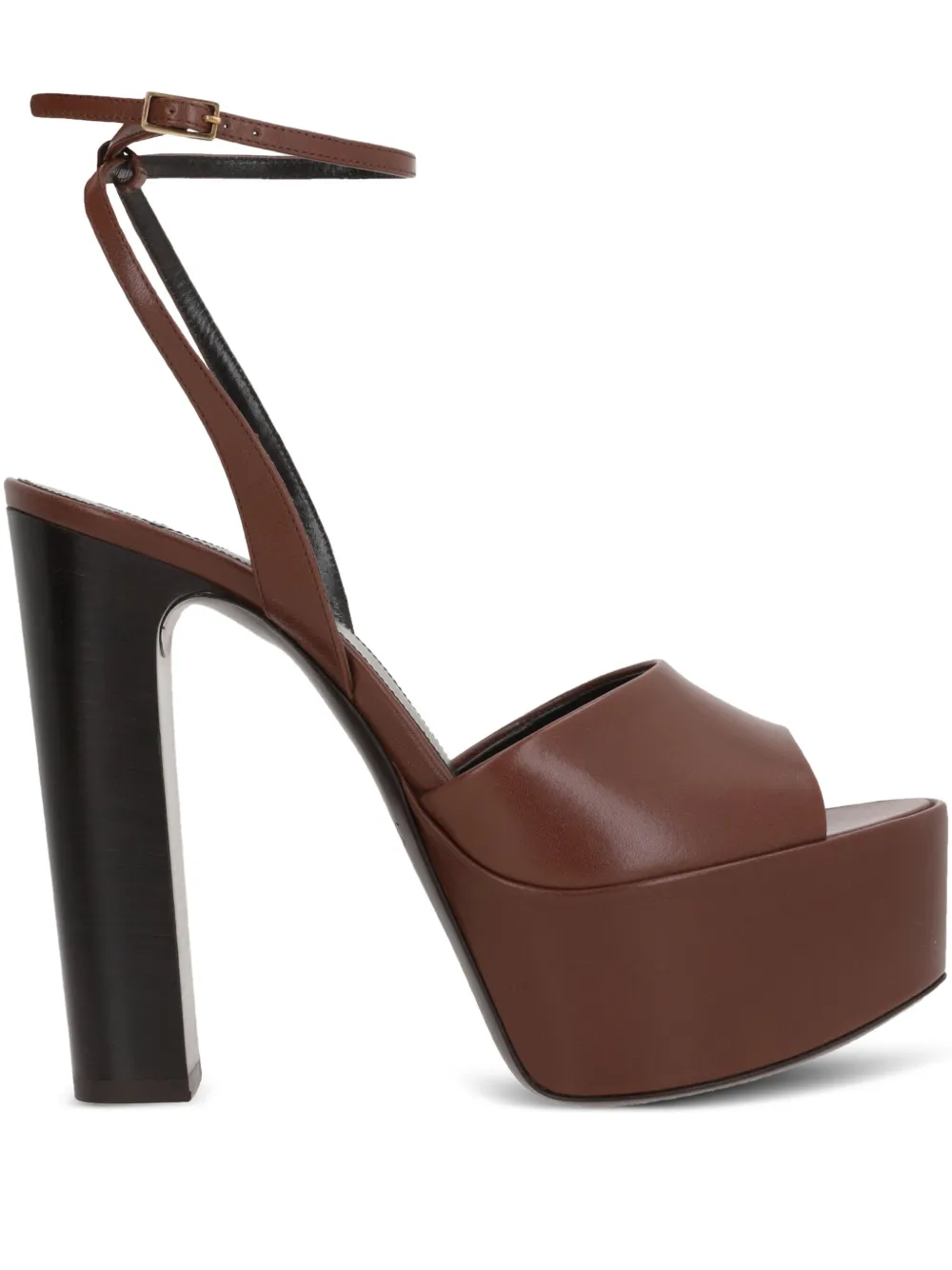 Saint Laurent 125mm Jodie sandals Brown