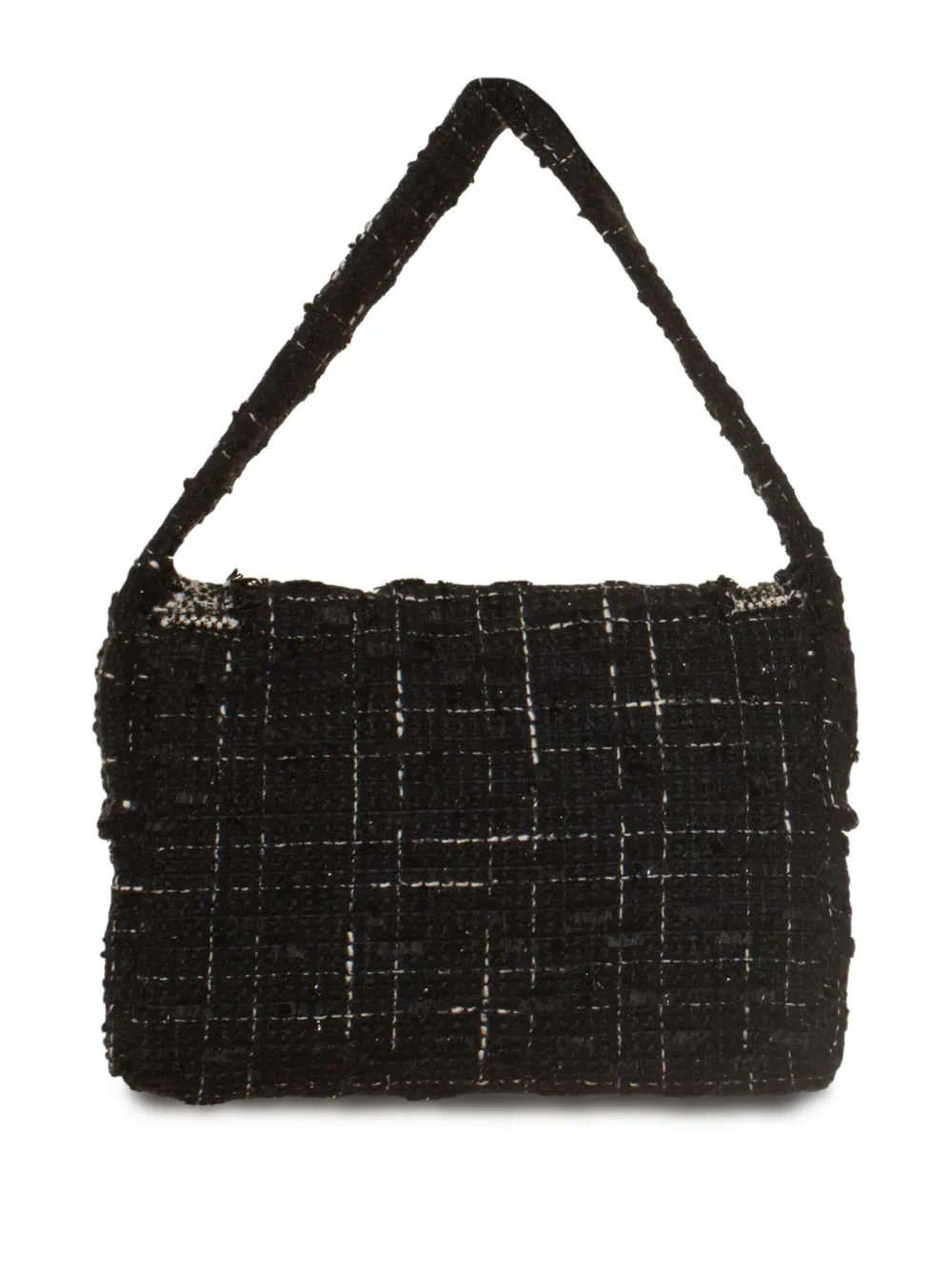 Patachou Tweed schoudertas - Zwart