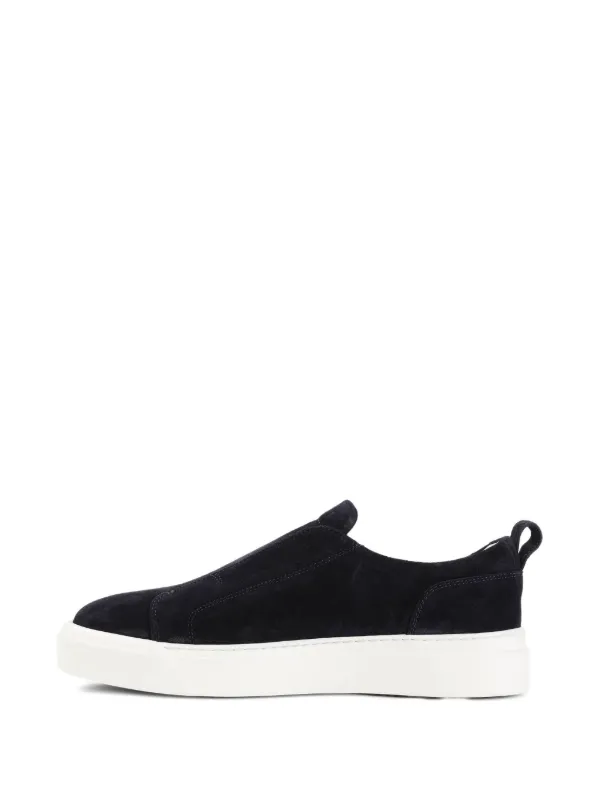 スニーカー Kiton SS25 Suede sneakers (USSA279N0120401 007) Kiton Suede Sneakers | Blue | FARFETCH
