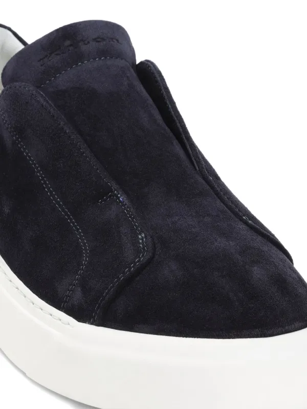 Kiton Suede Sneakers | Blue | FARFETCH