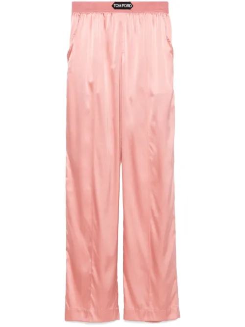TOM FORD pantalon en satin - Rose - TOM FORD - Modalova
