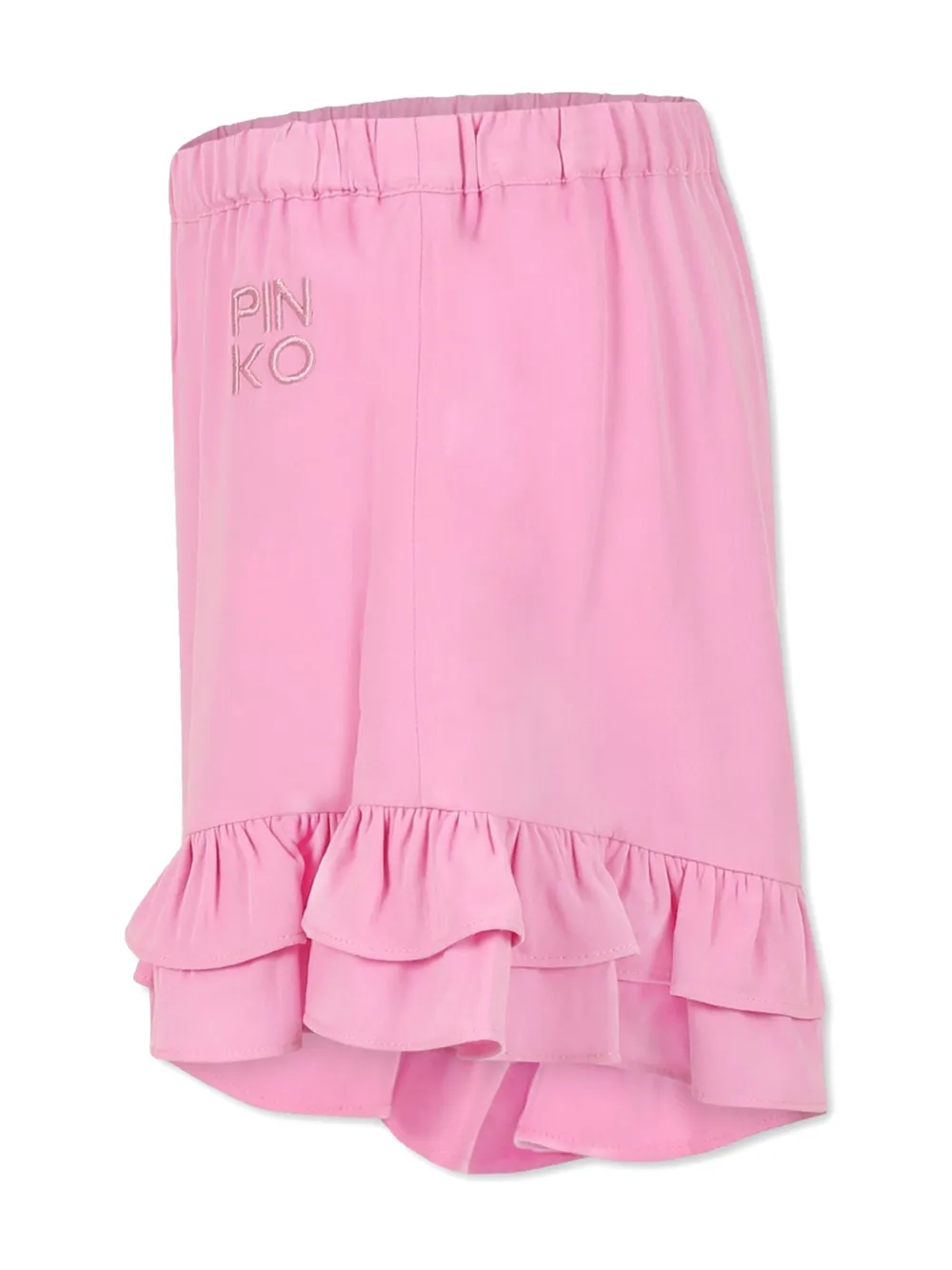 Pinko Kids Shorts met geborduurd logo Roze