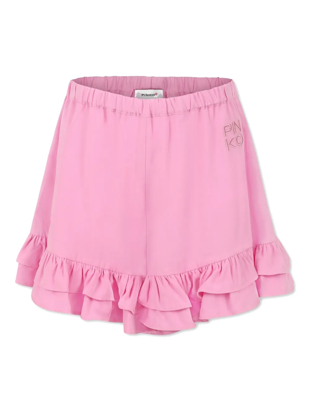 Pinko Kids Shorts met geborduurd logo Roze