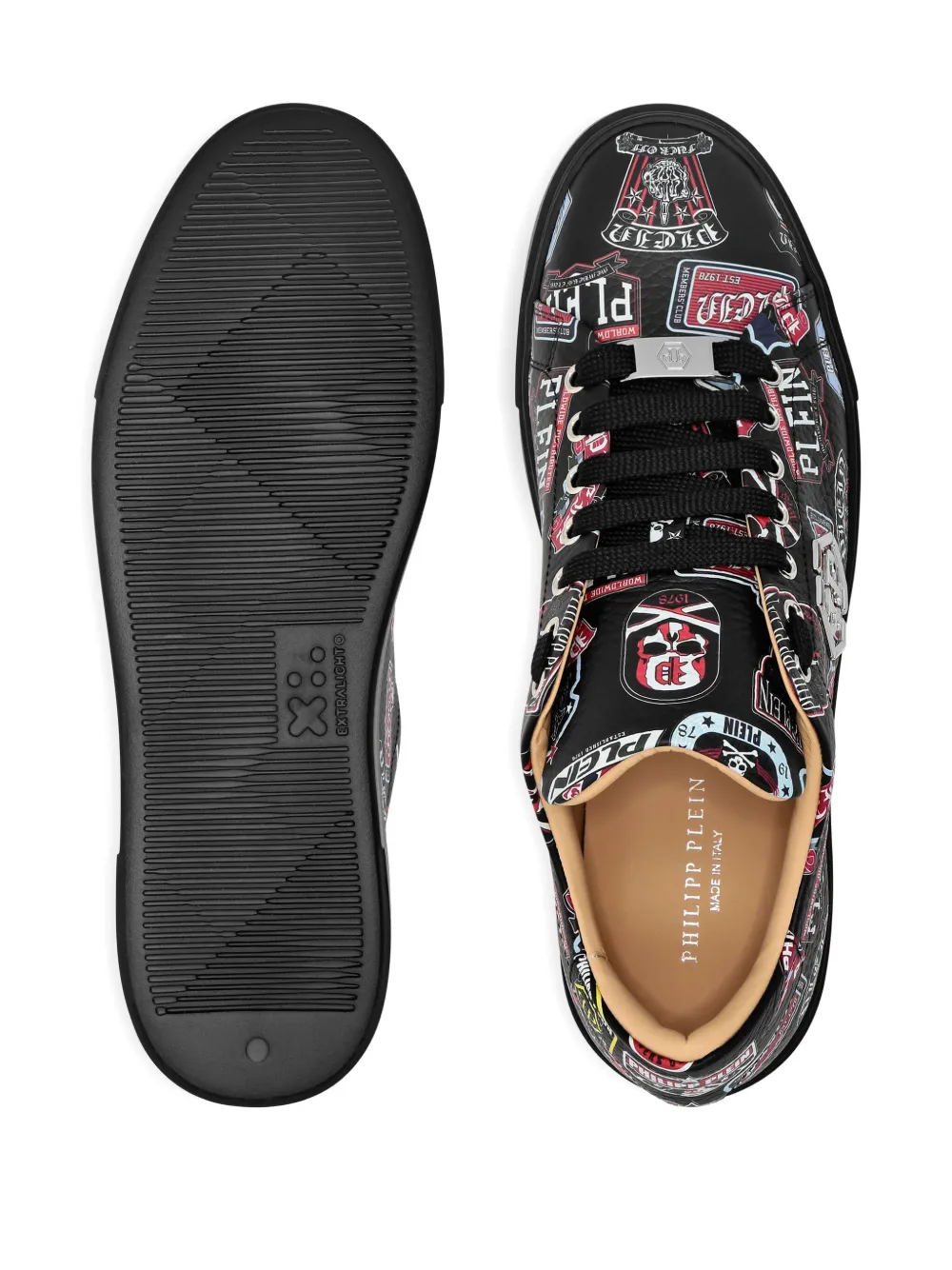 Philipp Plein Carson Patches low-top sneakers Black