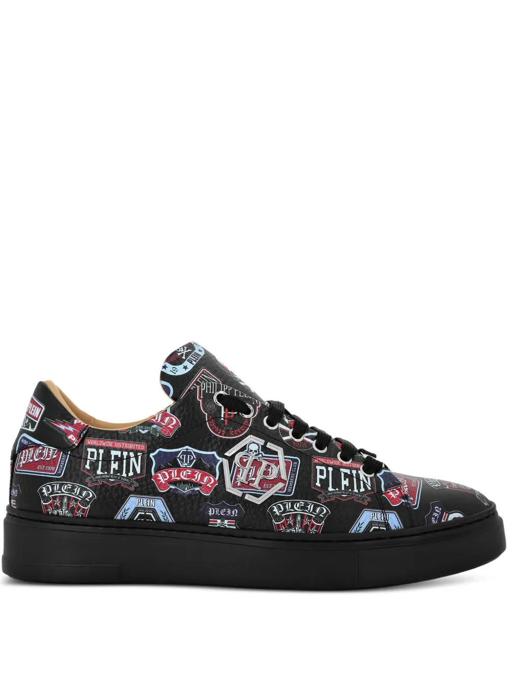 Philipp Plein Carson Patches low-top sneakers Black
