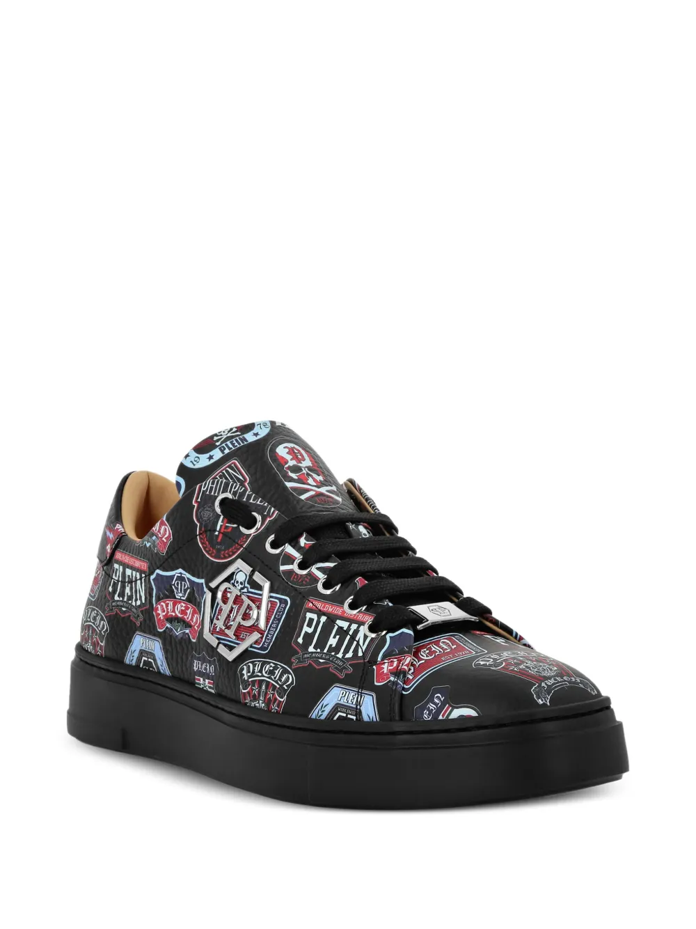 Philipp Plein Carson Patches low-top sneakers Black